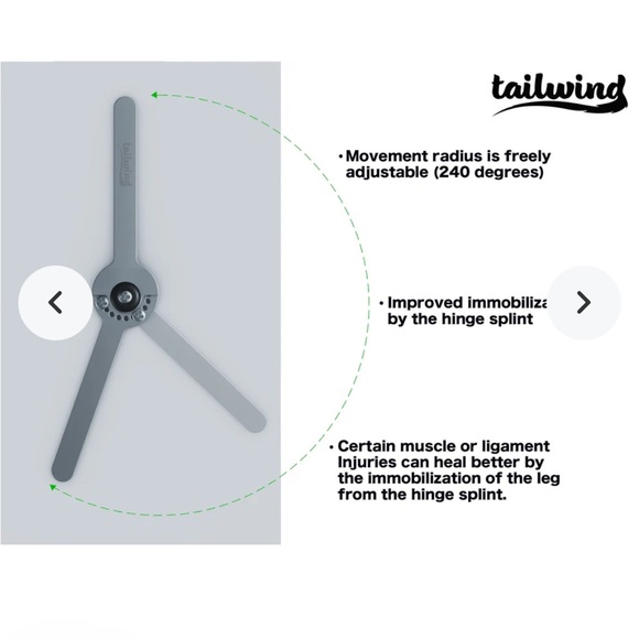 NEW Tailwind knee brace with cruciate support XXL - Picture 3 of 7